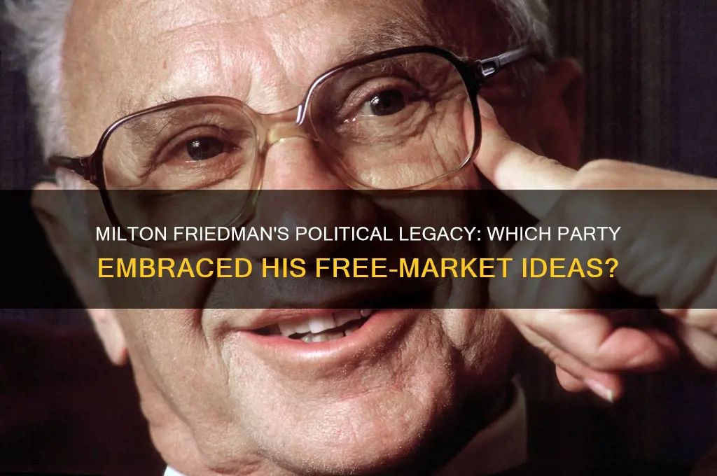 what political party did milton friedman influence
