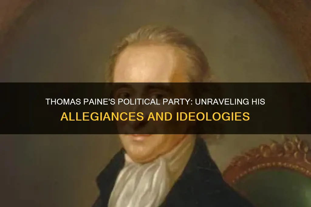 what political party did paine belong to