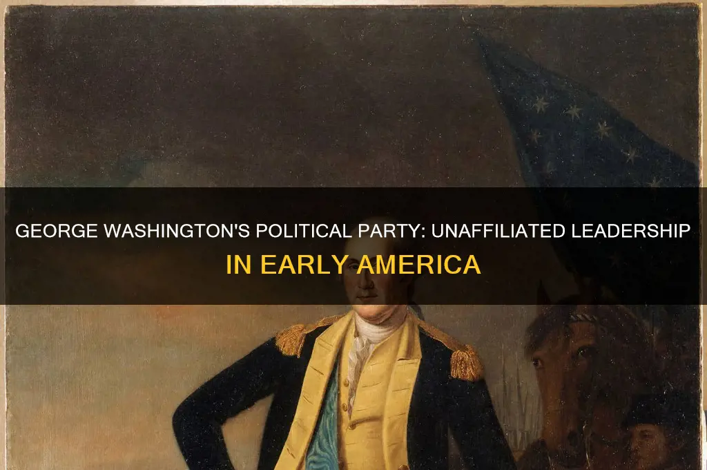 what political party did represent goerge washington