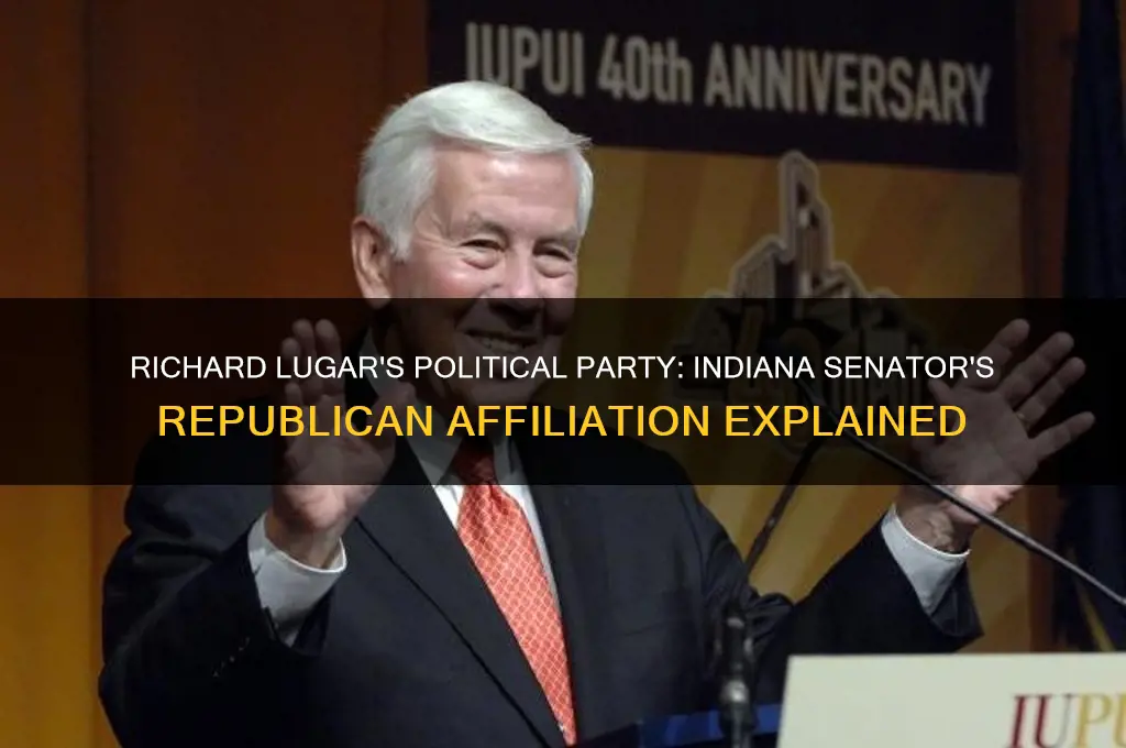 what political party did richard lugard from indiana belong to
