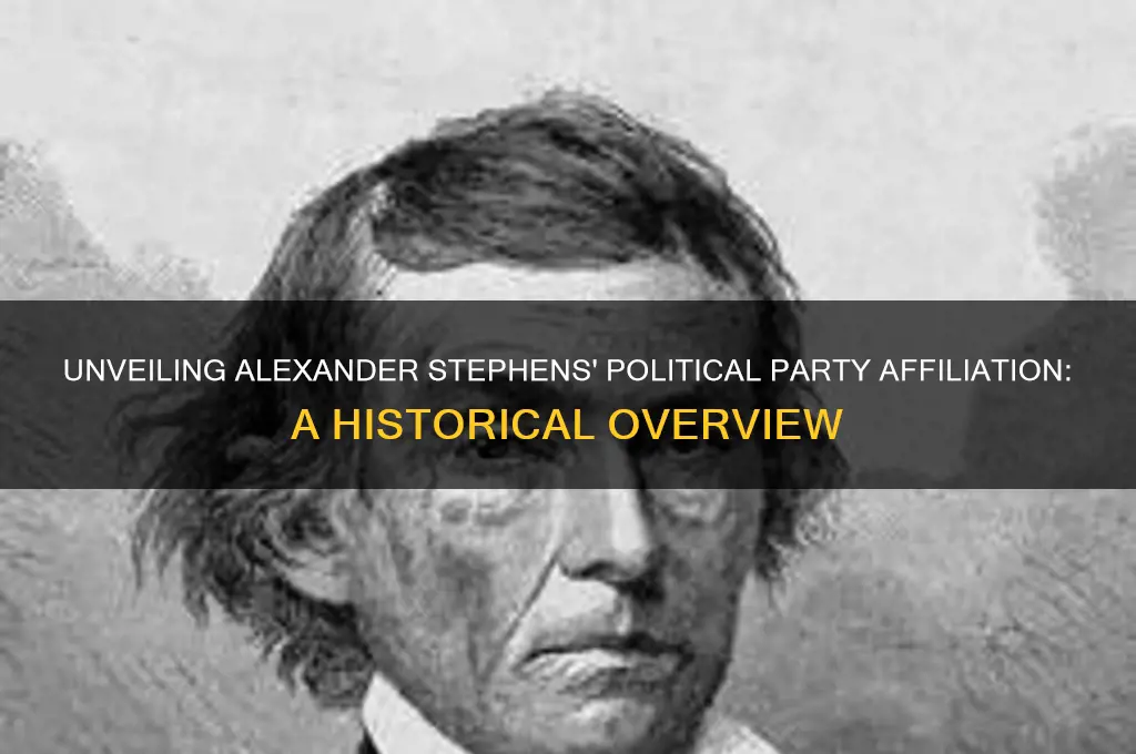 what political party did stephens belong to
