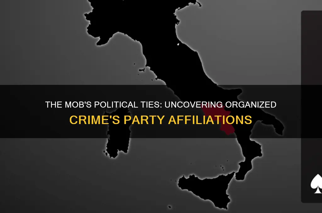 what political party did the mob affiliated with