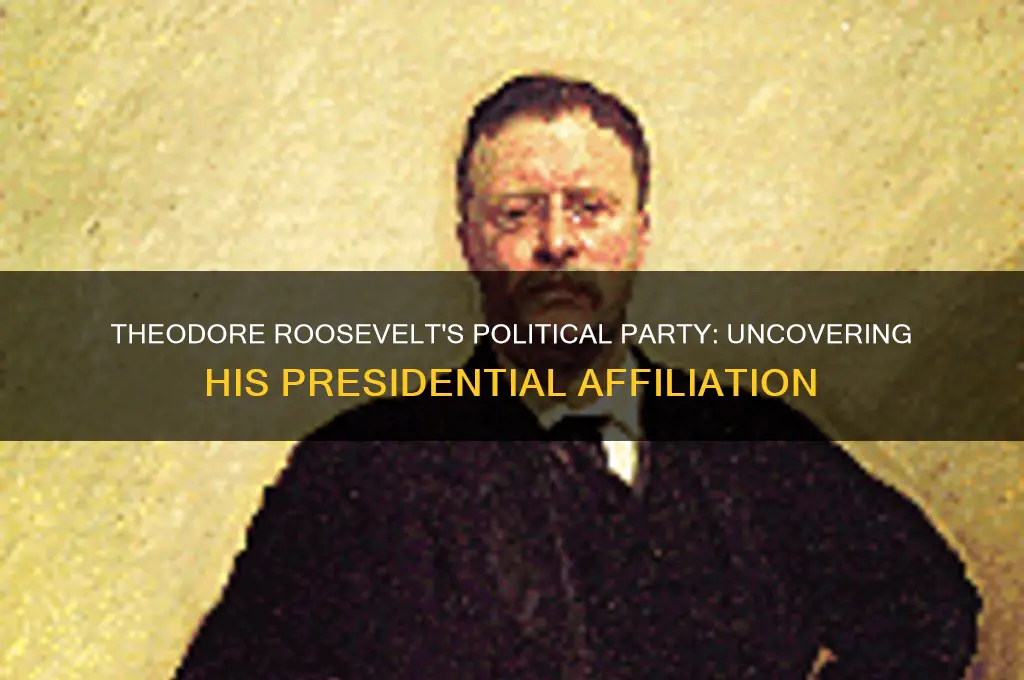 what political party did the president thedore roosevelt represent