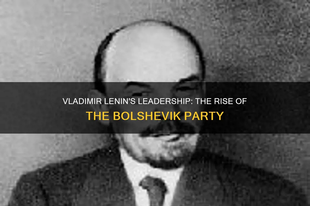what political party did vladamir lenin lead