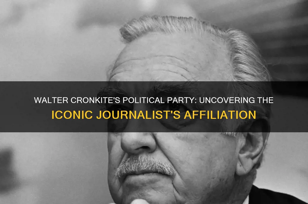 what political party did walter cronkite belong to