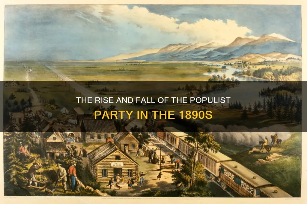what political party disappeared after the 1890s