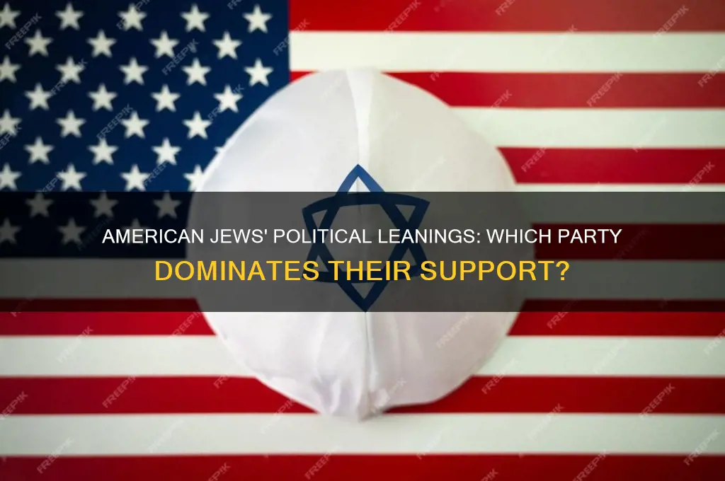 what political party do most american jews support