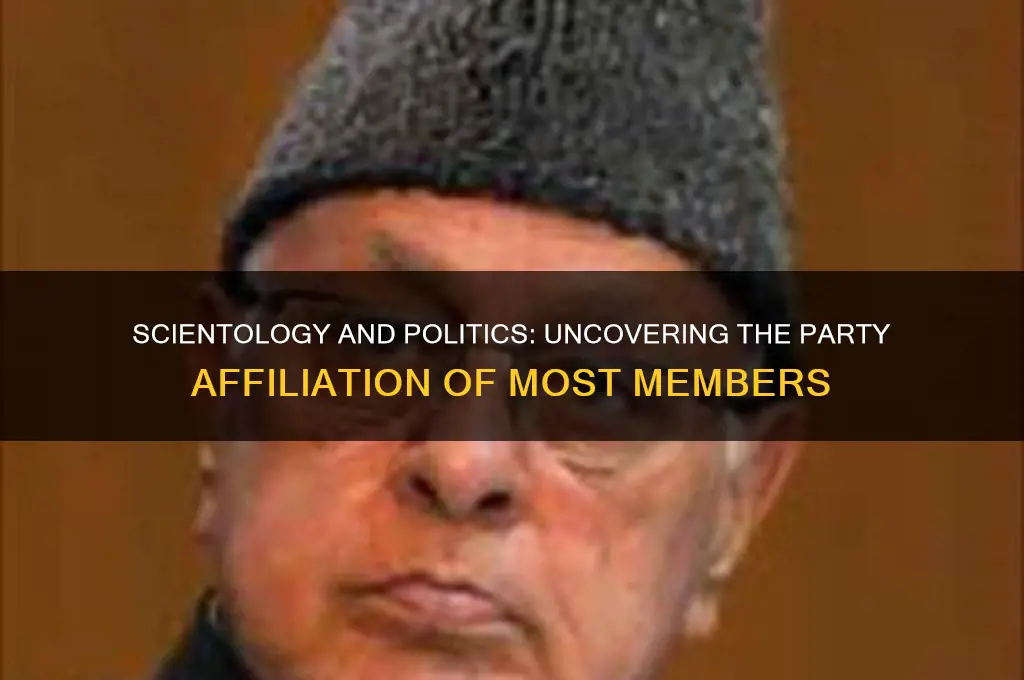 what political party do most scientologists support