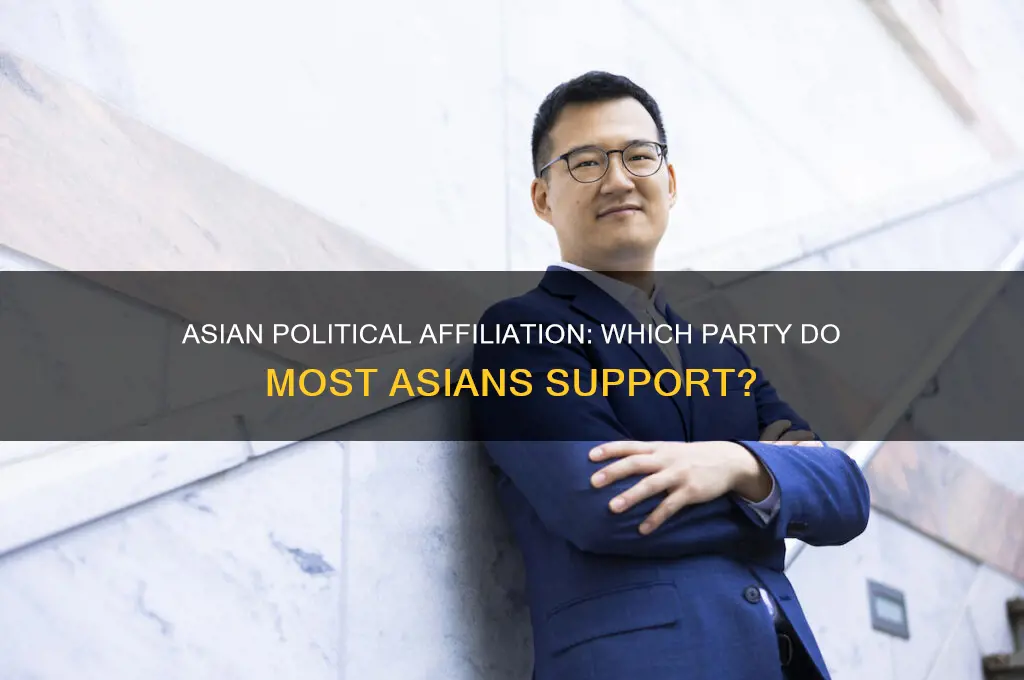 what political party do mpst asians affiliate with