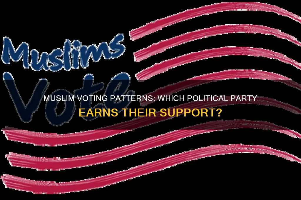 what political party do muslims vote for
