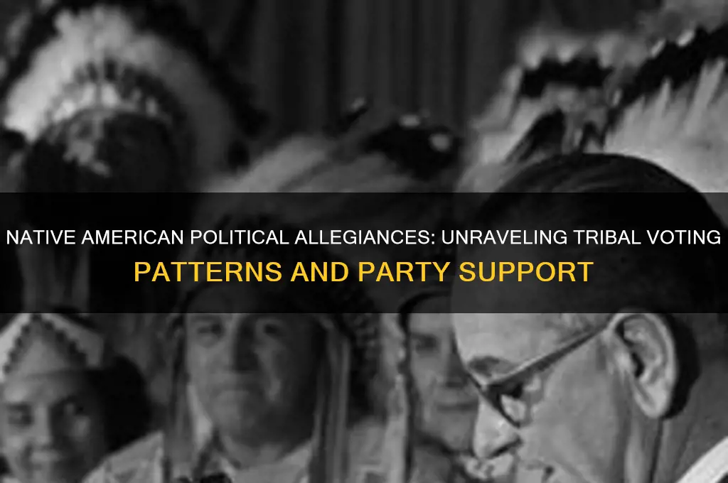 what political party do native americans support
