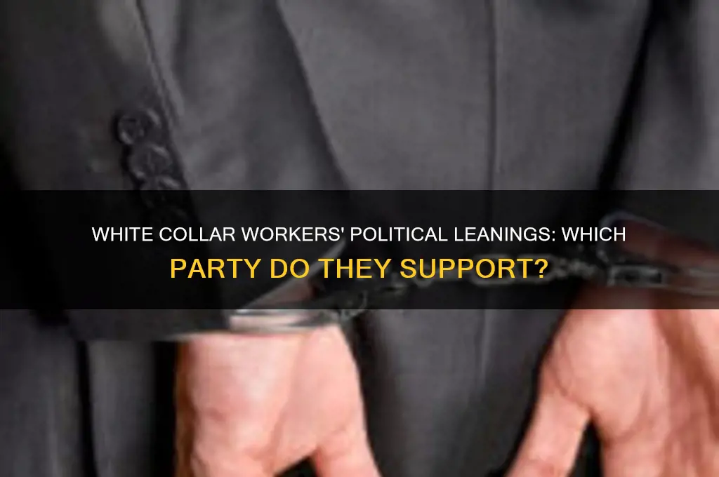what political party do people with white collar jobs