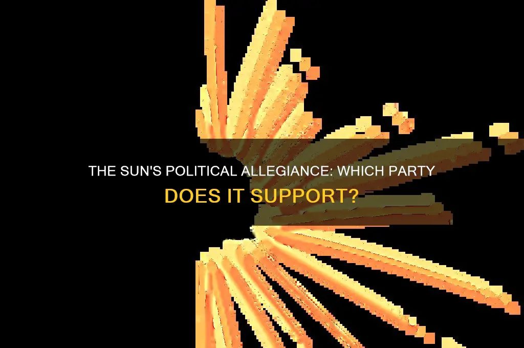 what political party do the sun support