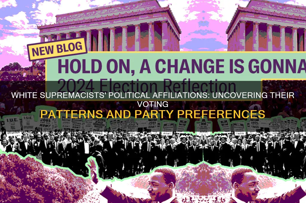 what political party do white supremacists vote for