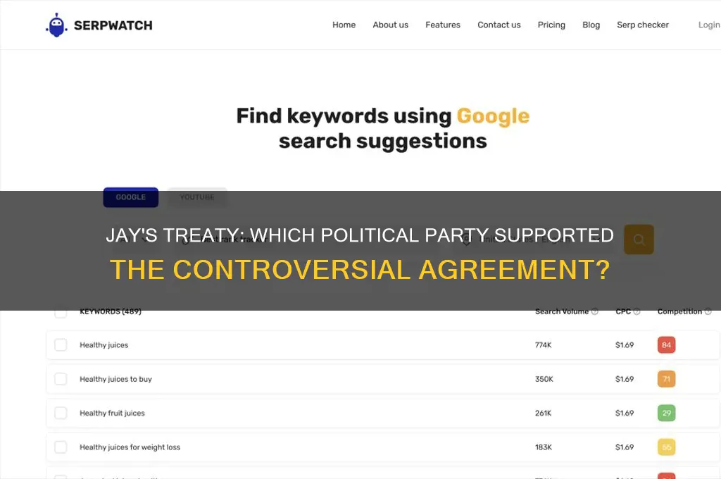 what political party do you thiink favored jay