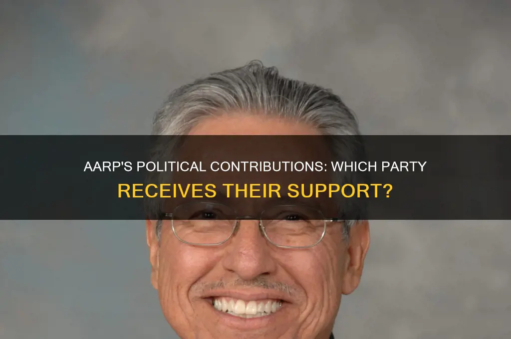 what political party does aarp contribute to