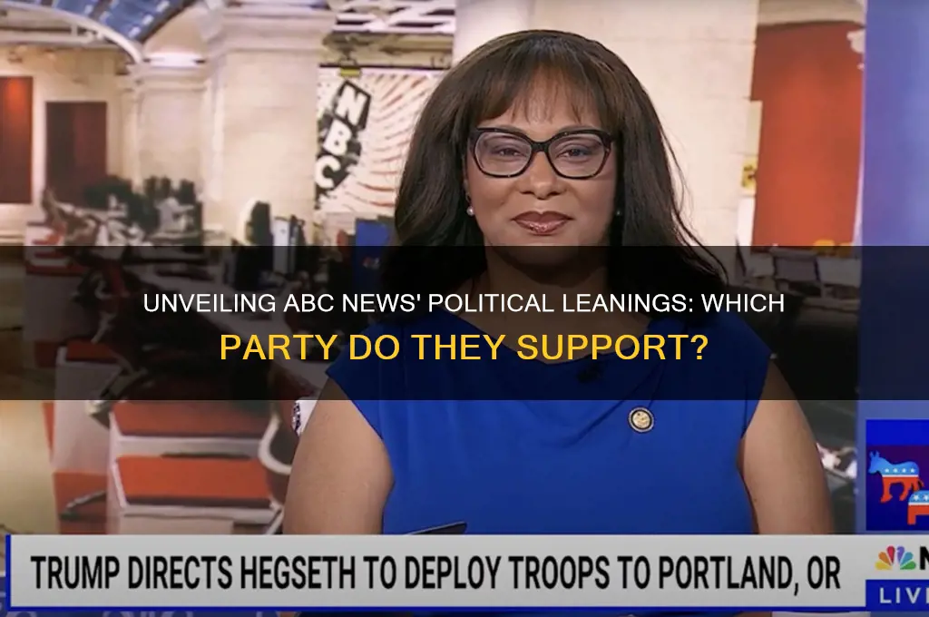 what political party does abc news support