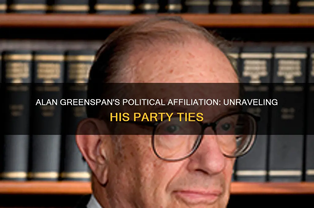 what political party does alan greenspan belong to