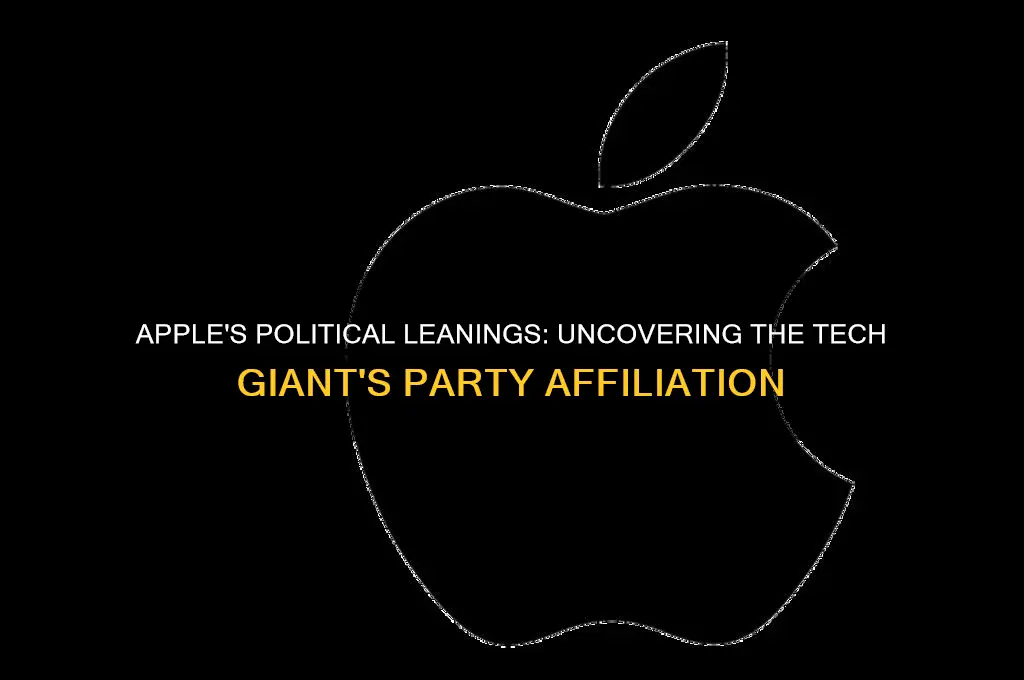 what political party does apple support