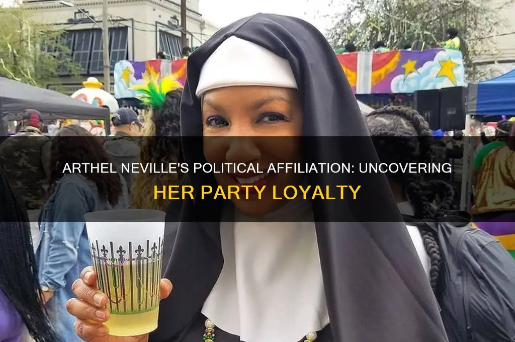 what political party does arthel neville belong to
