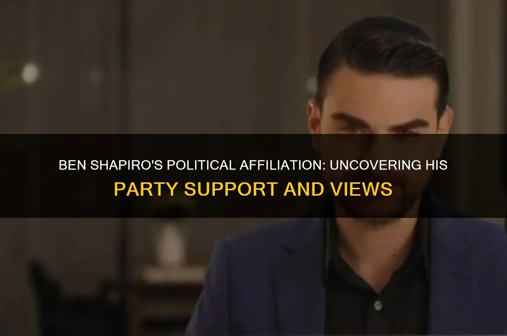 what political party does ben shapiro support