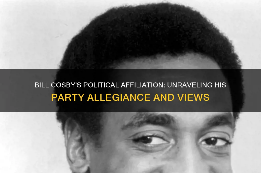 what political party does bill cosby belong to