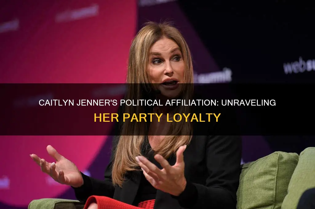what political party does caitlyn jenner belong to