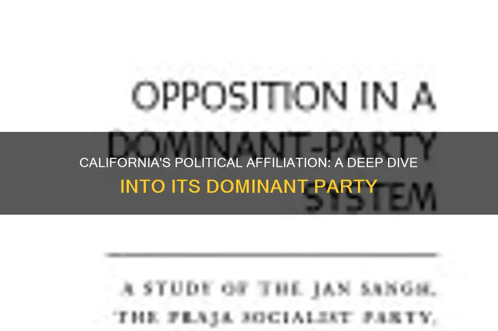 what political party does california belong to