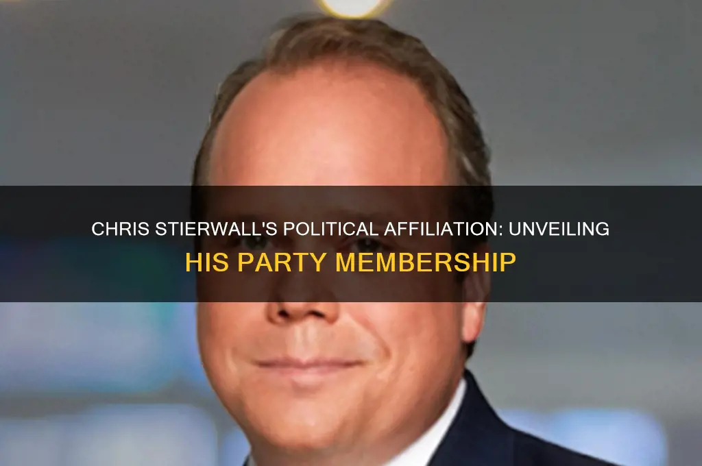 what political party does chris stierwall belong