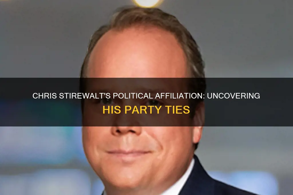 what political party does chris stirewalt belong to