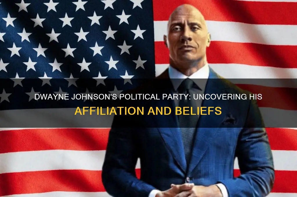 what political party does dwayne johnson belong to