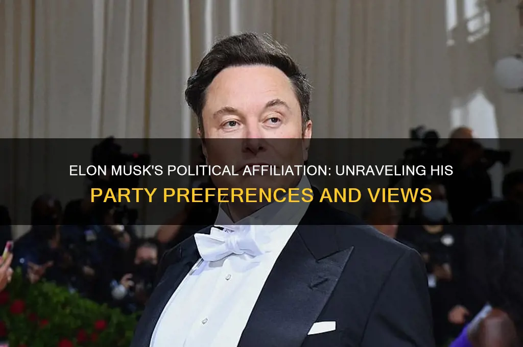 what political party does elon musk