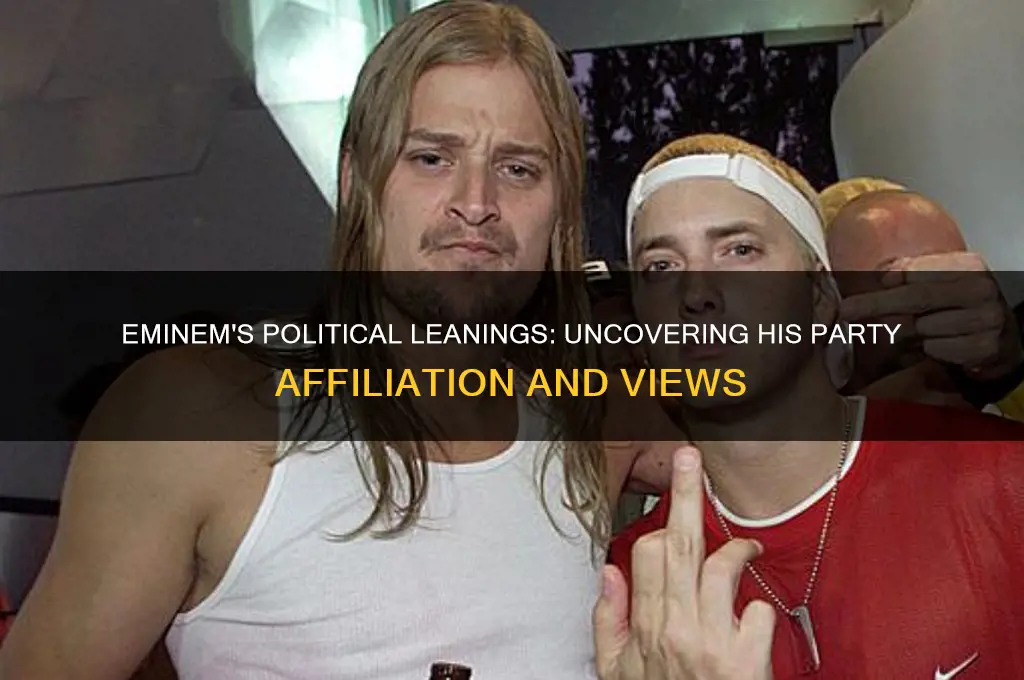 what political party does eminem support