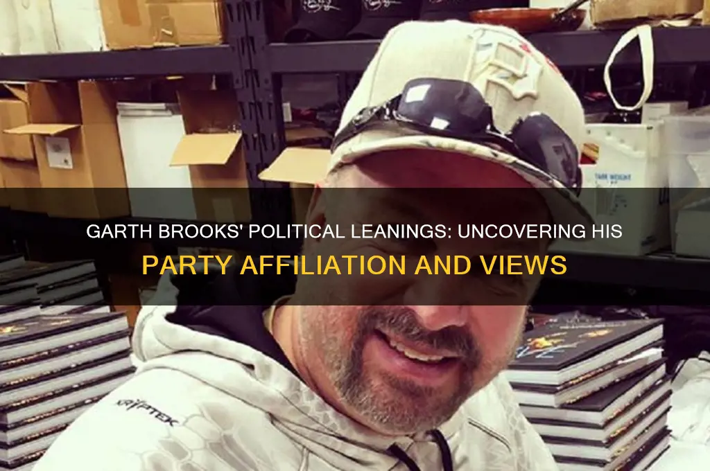 what political party does garth brooks support