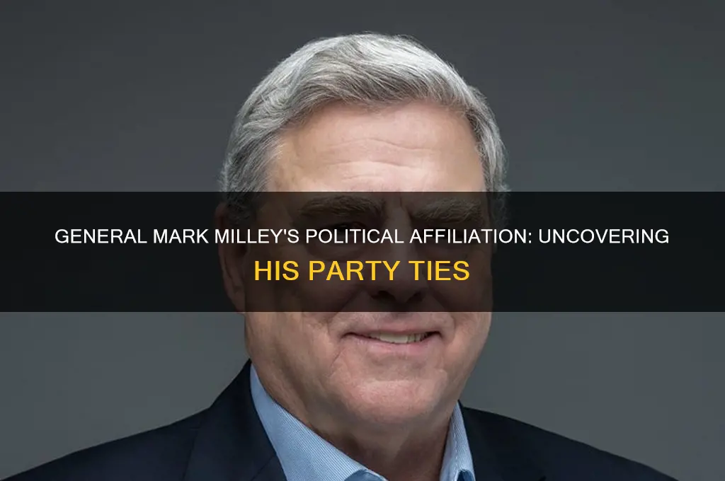 what political party does general milley belong to