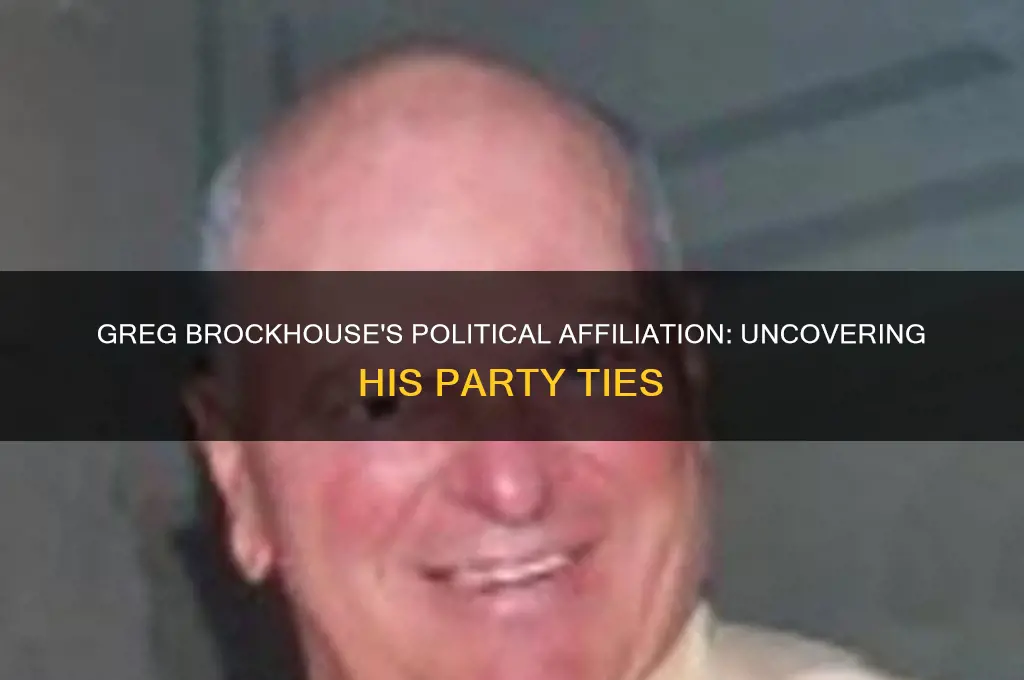 what political party does greg brockhouse belong to
