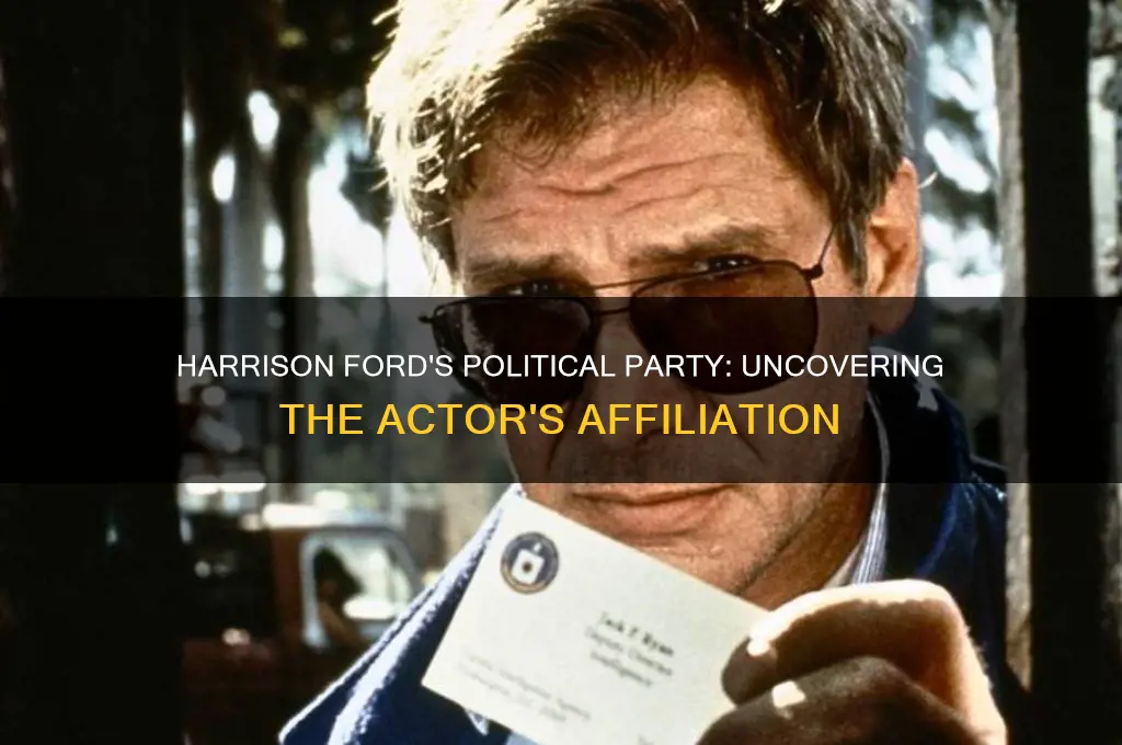 what political party does harrison ford belong to