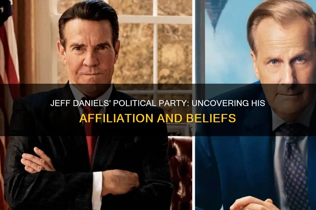 what political party does jeff daniels belong to