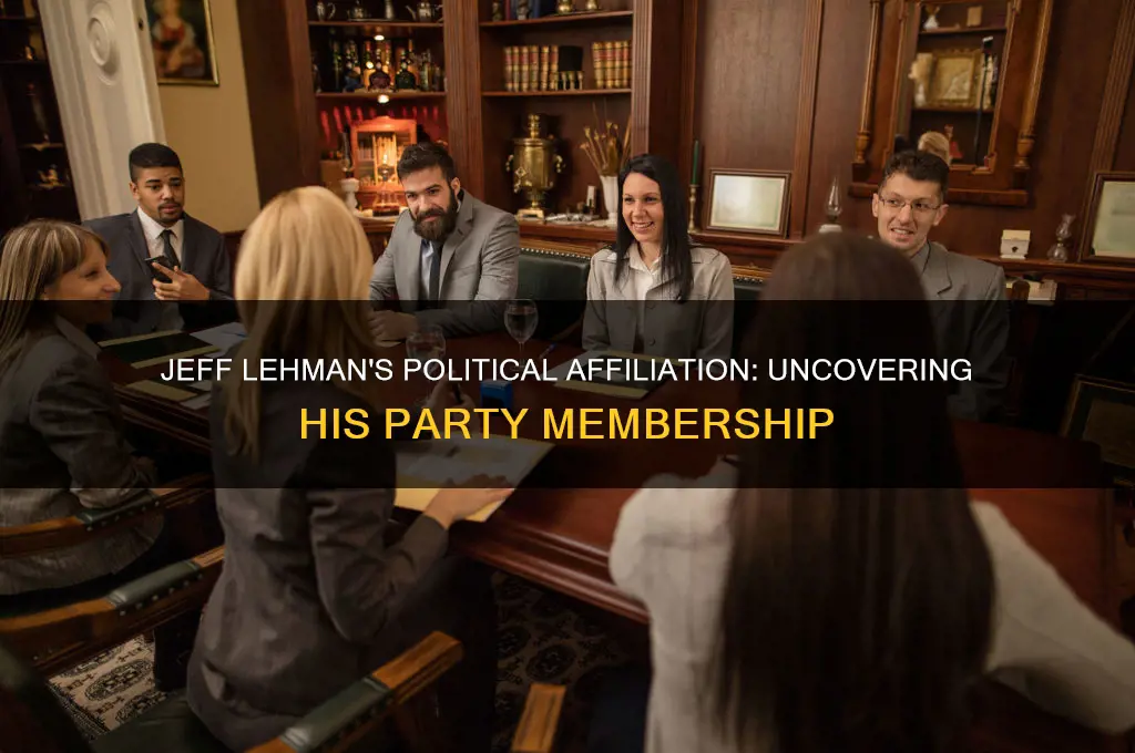 what political party does jeff lehman belong to