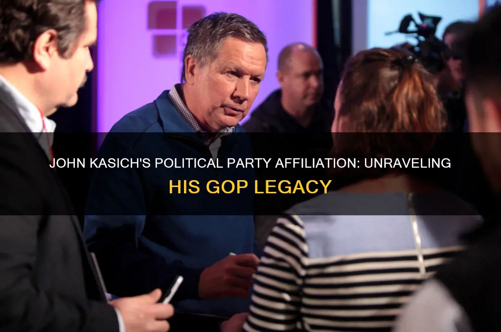 what political party does john kasic belong