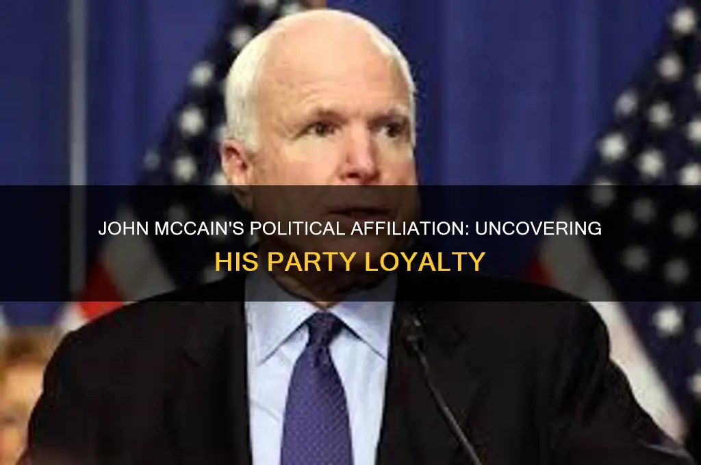 what political party does john mccain belong to