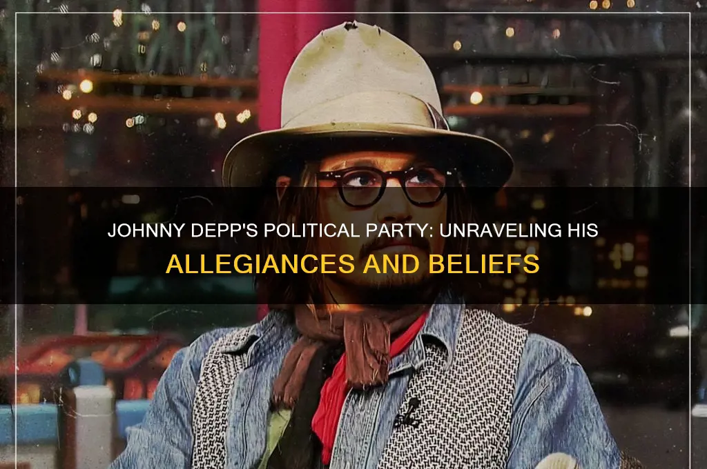 what political party does johnny depp belong to