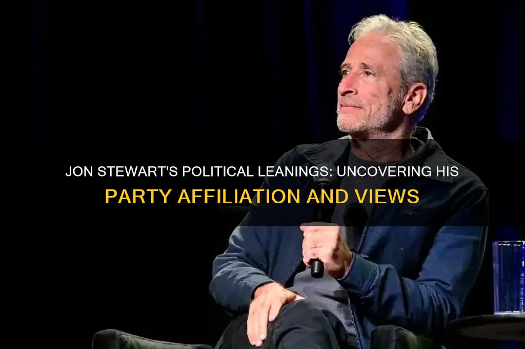 what political party does jon stewart support