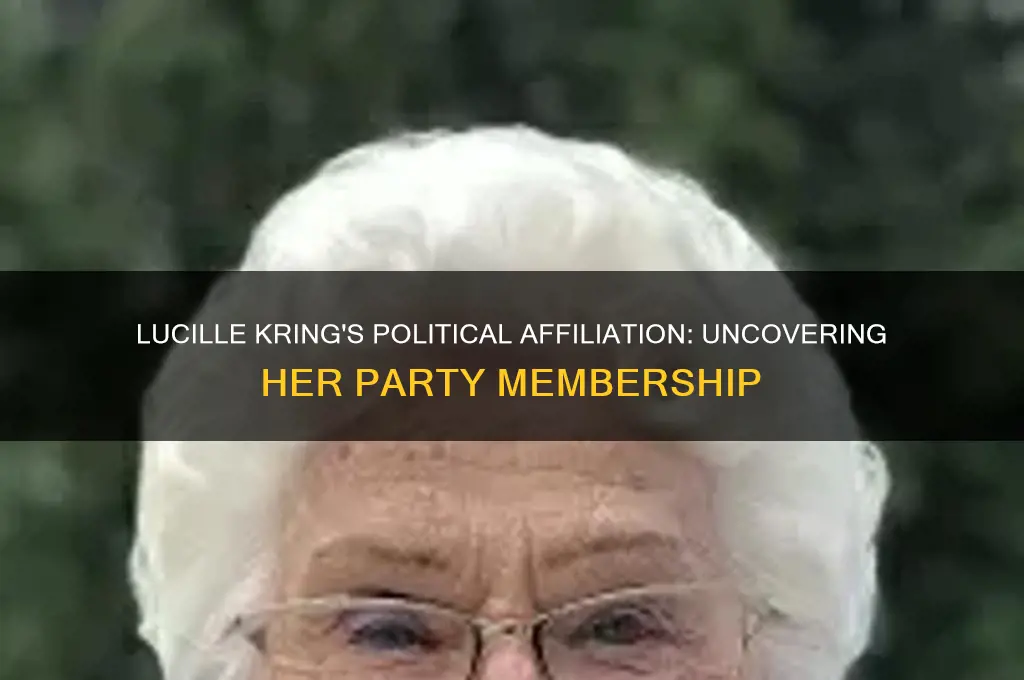 what political party does lucille kring belong to