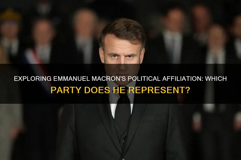 what political party does macron belong to