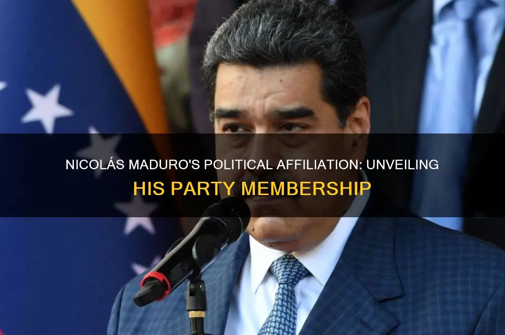 what political party does maduro belong to