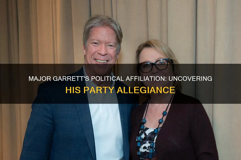 what political party does major garrett belong to