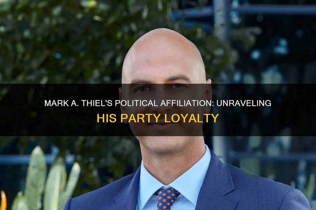 what political party does mark a thiel belong to