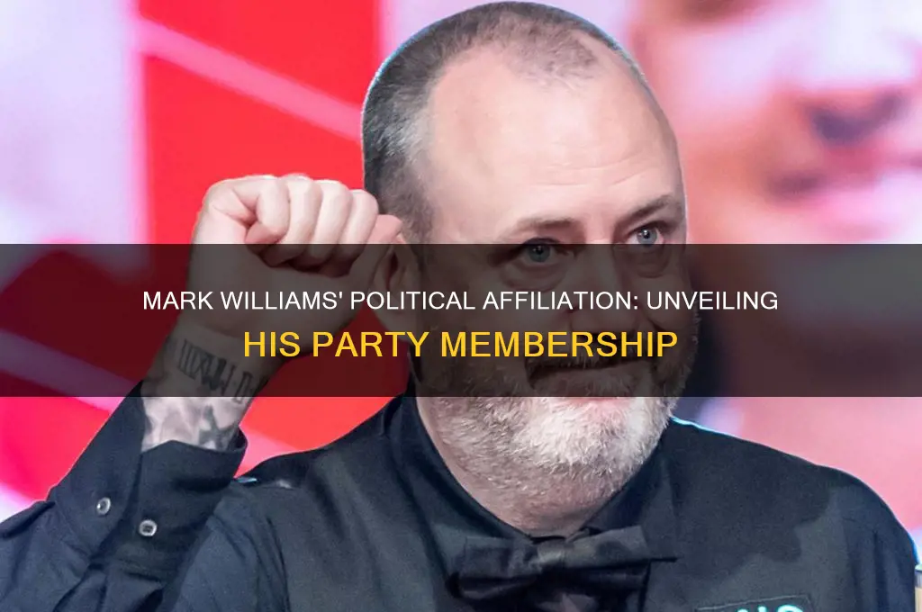what political party does mark williams belong to