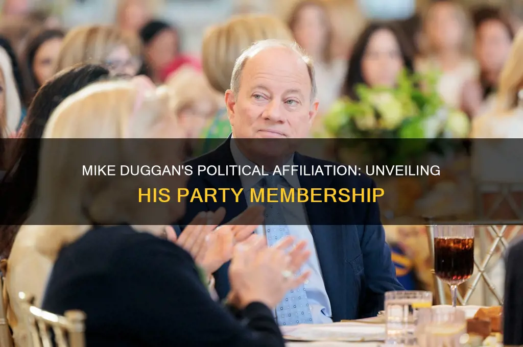 what political party does mike duggan belong to